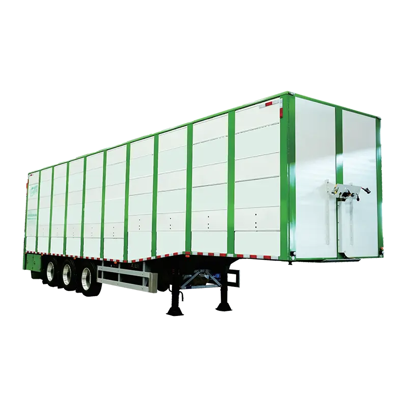 GoldBees Livestock Transport Semi-Trailer---Smart Guardian of Livestock Life Safety