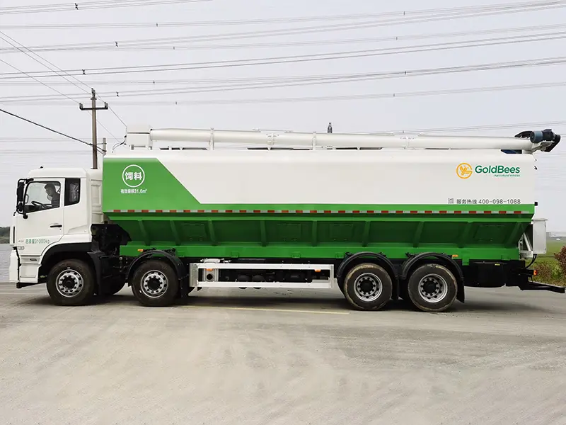 GoldBees ElectricHydraulic Auger Bulk Feed Transport Truck (7)