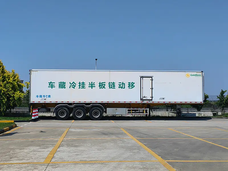Goldbees Refrigerated Cold-chain Transport Semi-trailer (3)