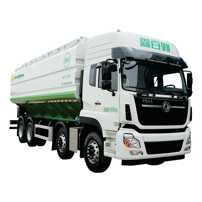 GoldBees ElectricHydraulic Auger Bulk Feed Transport Truck---Industry-Leading Innovation (2)