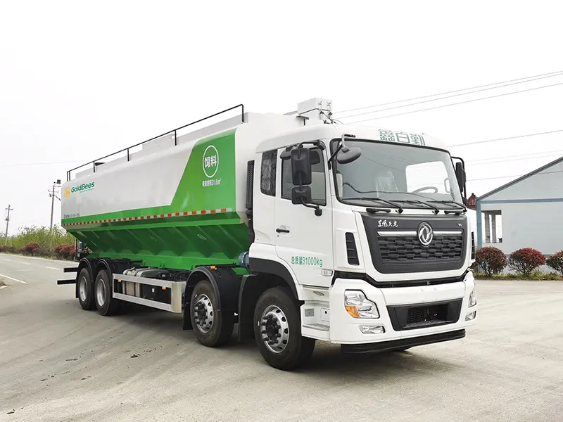 GoldBees ElectricHydraulic Auger Bulk Feed Transport Truck (8)