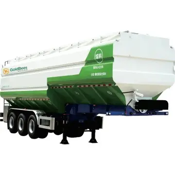 GoldBees Electric/Hydraulic Auger Conveyor Bulk Feed Transport Semi-Trailer ---Advanced Efficiency & Durability