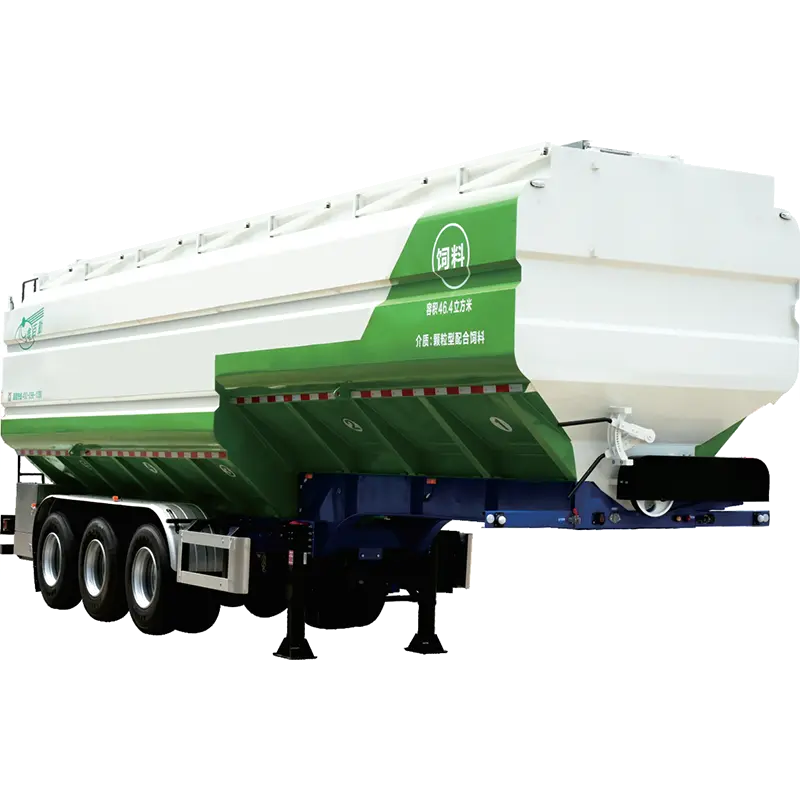 GoldBees Electric/Hydraulic Auger Conveyor Bulk Feed Transport Semi-Trailer ---Advanced Efficiency & Durability